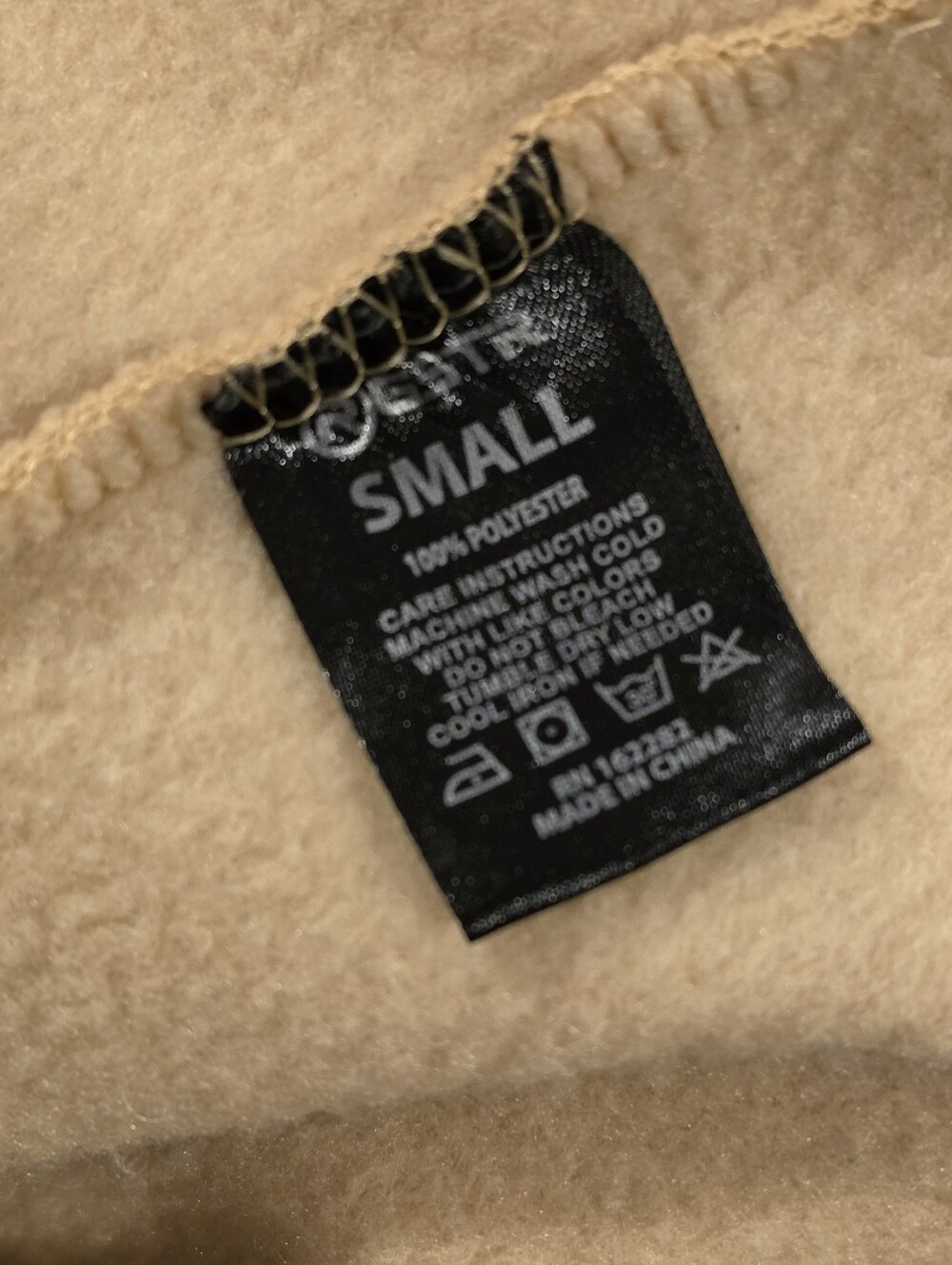 RGSTR Small Tan Love My Haters Teddy Bear Graphic Pullover Streetwear Hoodie - Picture 10 of 10